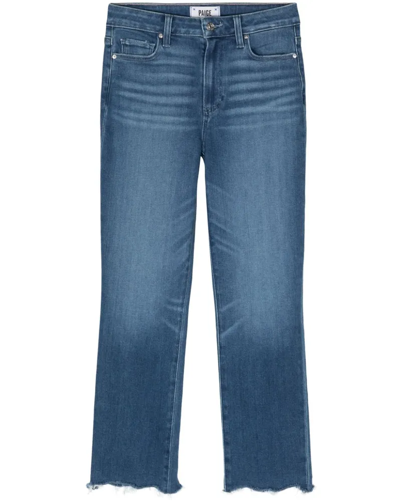 Paige Halbhohe Jeans Blau