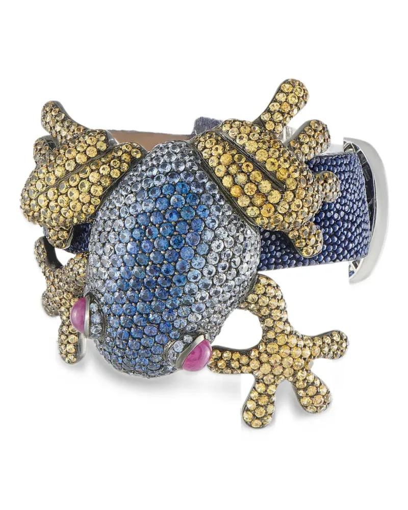 De Grisogono sapphire frog bracelet - Schwarz Schwarz