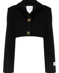 Patou Cropped-Blazer aus Wolle Schwarz