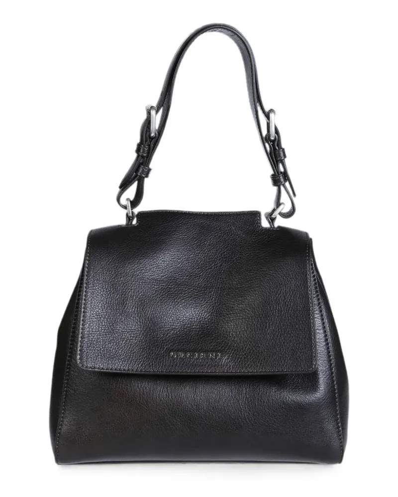 Orciani Sveva grain-leather tote bag - Schwarz Schwarz