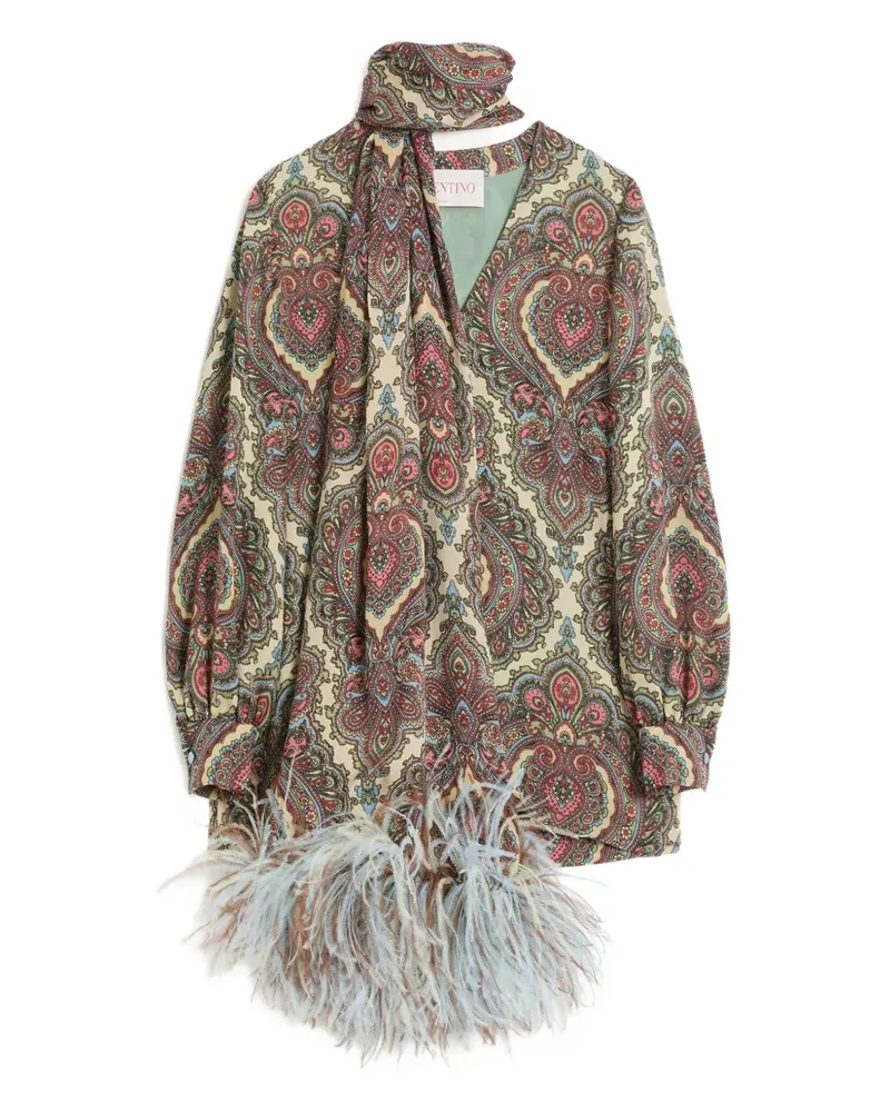 Valentino Garavani Bluse mit Voyage Imaginaire-Print - Nude Nude
