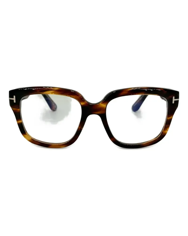 Tom Ford geometric-frame glasses - Braun Braun