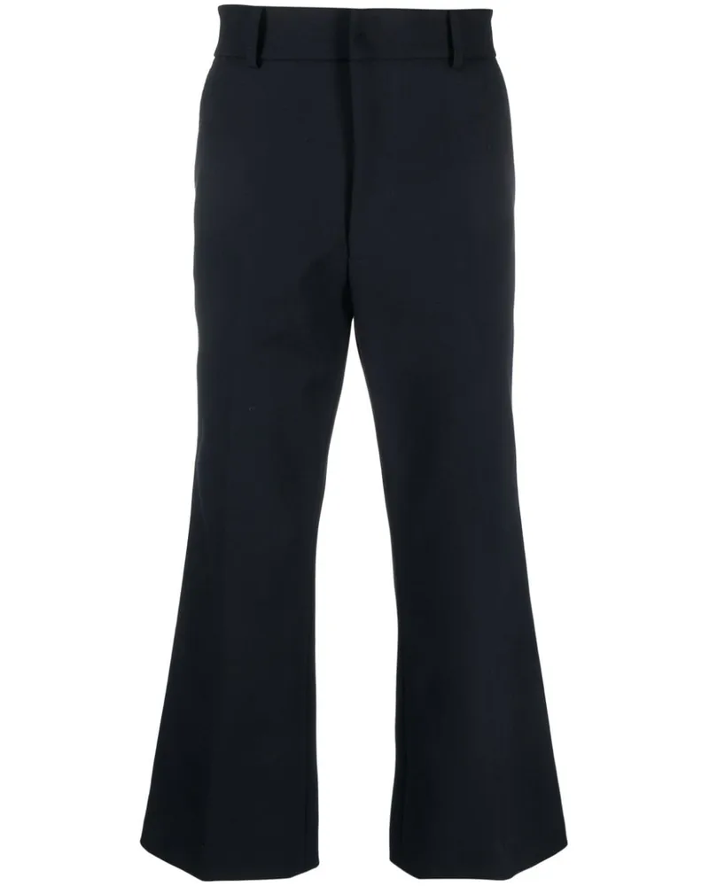 Patrizia Pepe Ausgestellte Cropped-Hose Blau