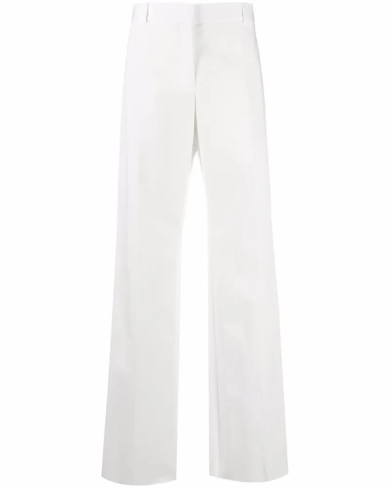 Ferragamo Hose mit geradem Bein - Weiß Weiß