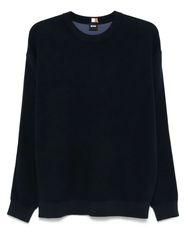 HUGO BOSS Sweatshirt aus Jersey - Blau Blau
