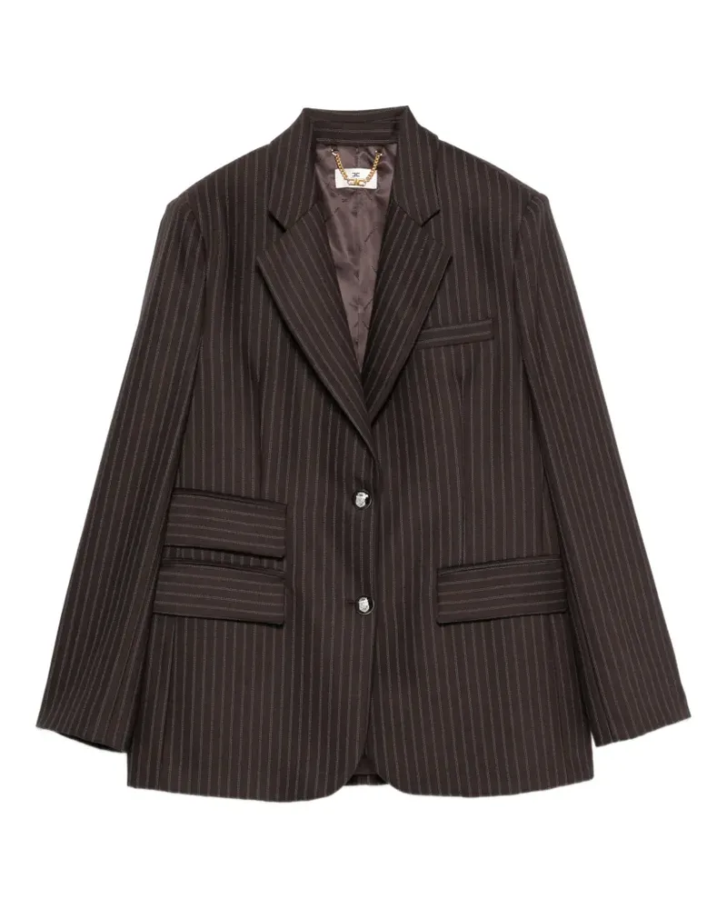 Elisabetta Franchi Blazer mit Nadelstreifen - Braun Braun