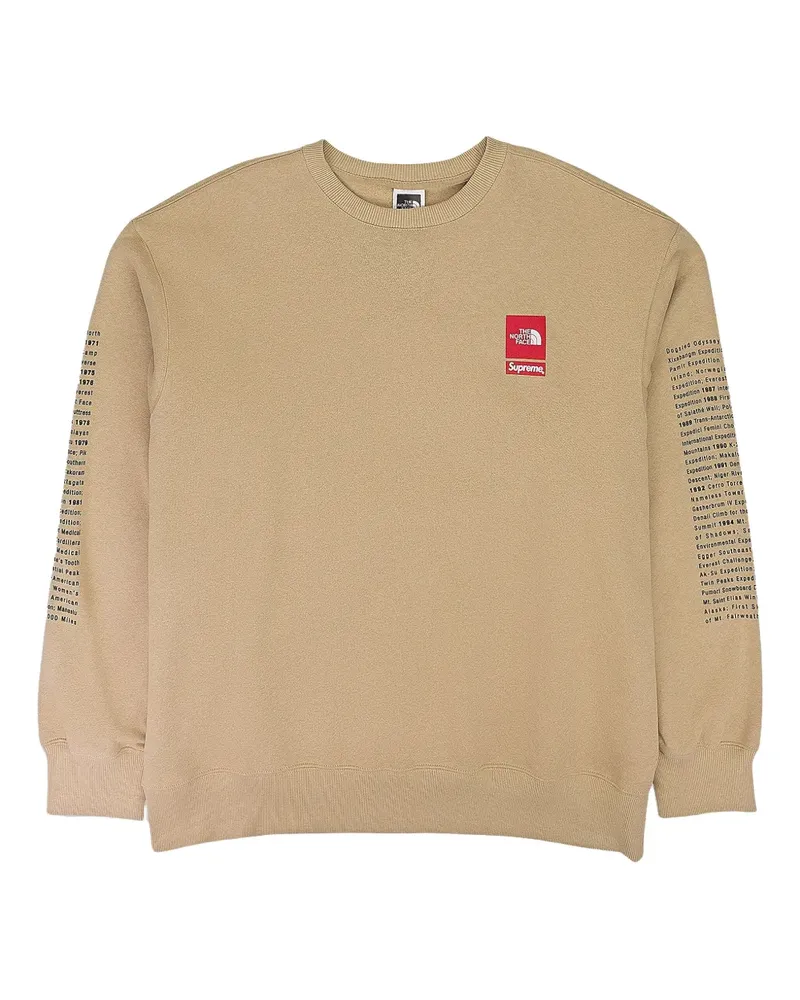 Supreme Being x The North Face crew-neck sweatshirt - Nude Nude