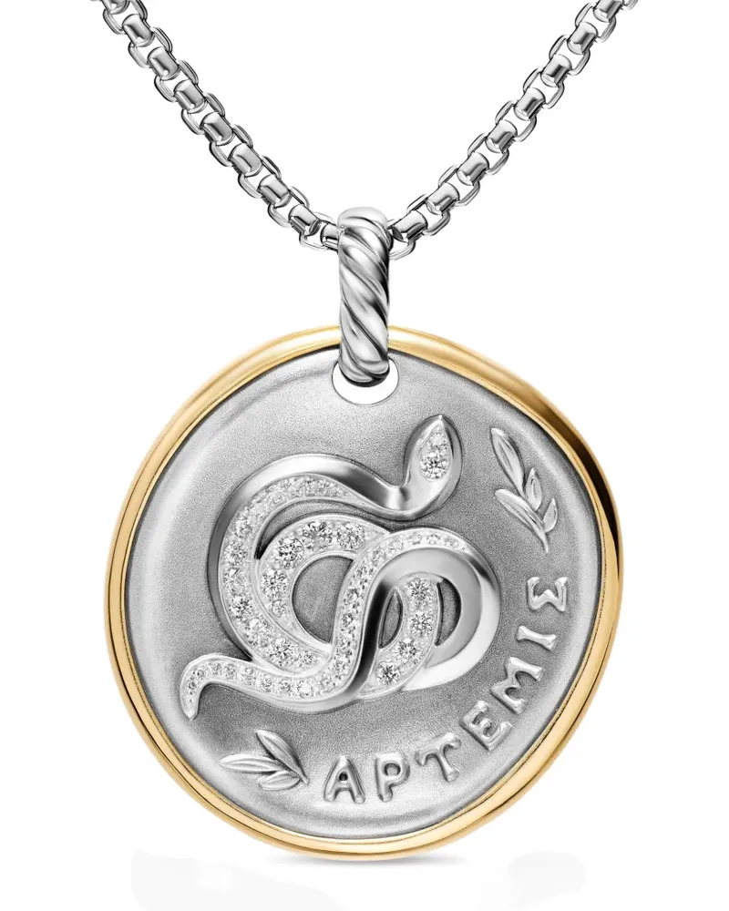 David Yurman Artemis medallion amulet - Silber Silber