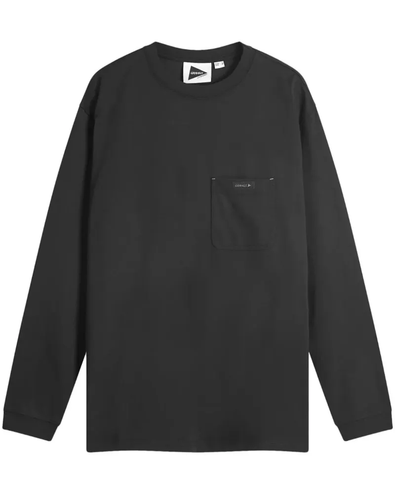and wander x Gramicci T-Shirt mit Logo-Print - Schwarz Schwarz