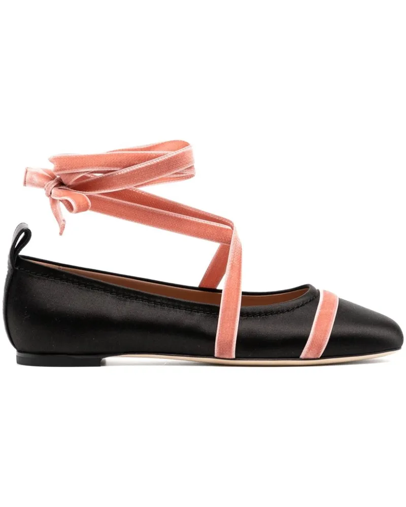 Malone Souliers Spencer Ballerinas - Schwarz Schwarz