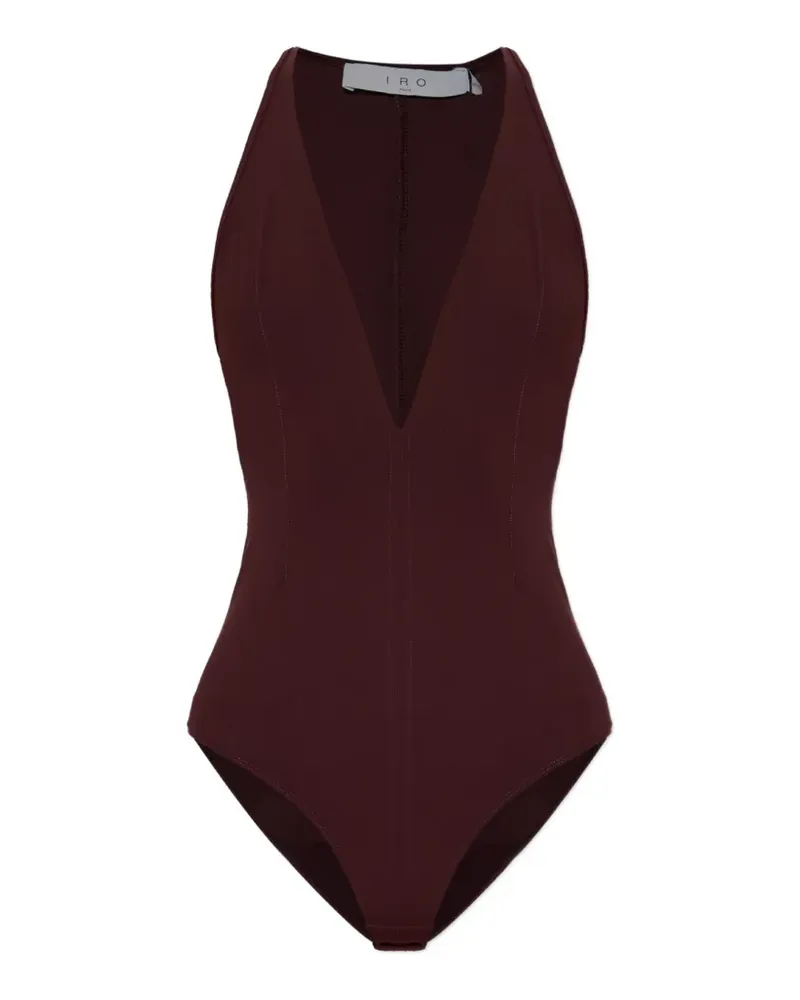 IRO V-neck bodysuit - Braun Braun