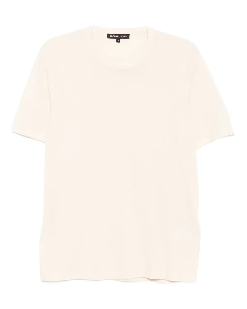 Michael Kors Gestricktes T-Shirt - Nude Nude