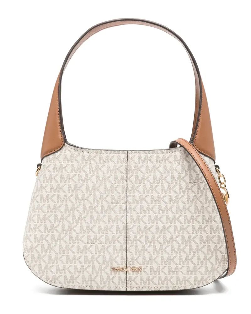 Michael Kors Alice Schultertasche mit Logo-Anhänger - Nude Nude