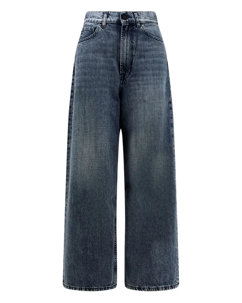 3x1 Jeans mit Logo-Patch - Blau Blau