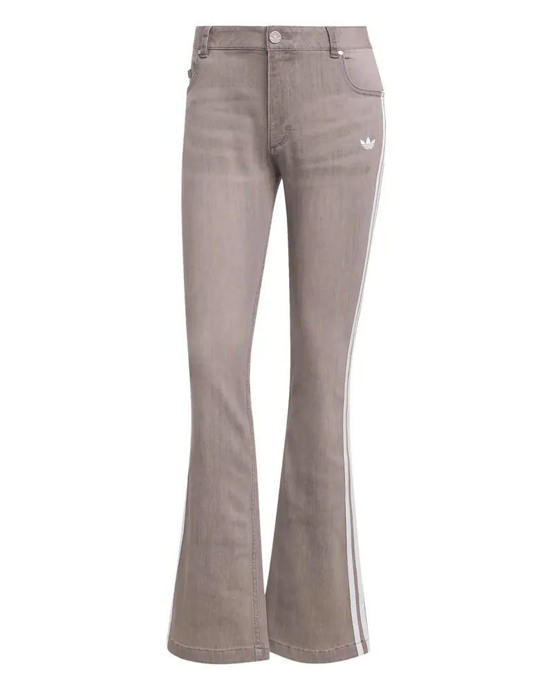 adidas denim stripe trackpants - Rosa Rosa