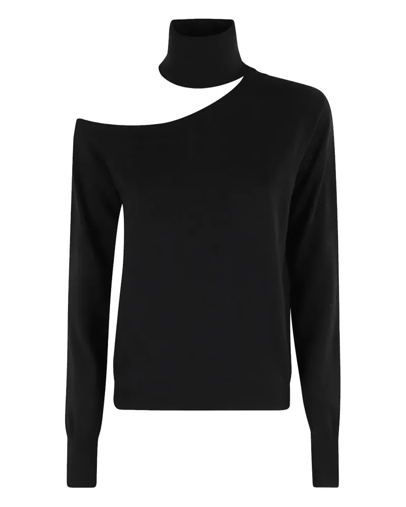 Federica Tosi Pullover mit Cut-Out - Schwarz Schwarz