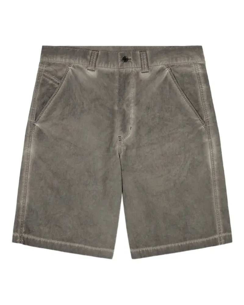 Diesel button-fastening chino shorts - Grau Grau
