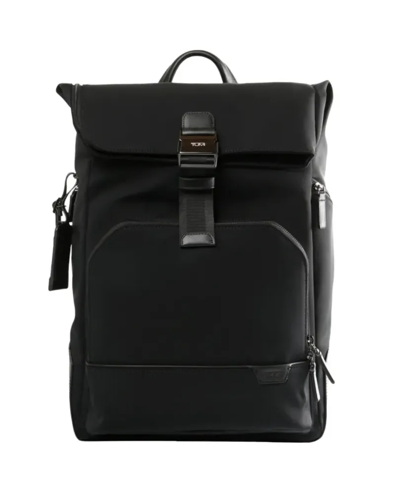 Tumi Rucksack mit Schnallenrolle - Schwarz Schwarz