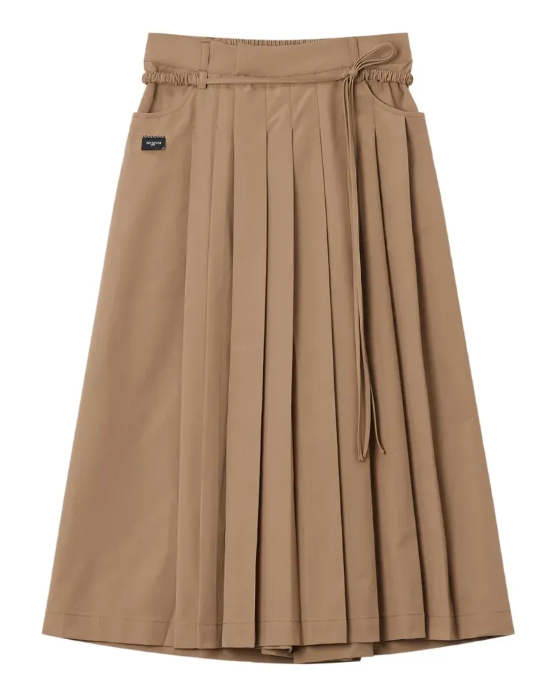 Musium Div. pleated trousers - Nude Nude