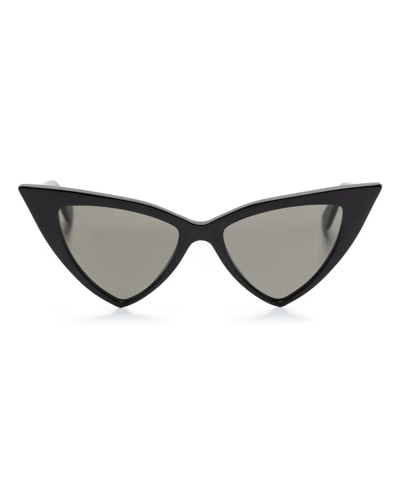 Alexander McQueen Sonnenbrille mit Cat-Eye-Gestell - Schwarz Schwarz