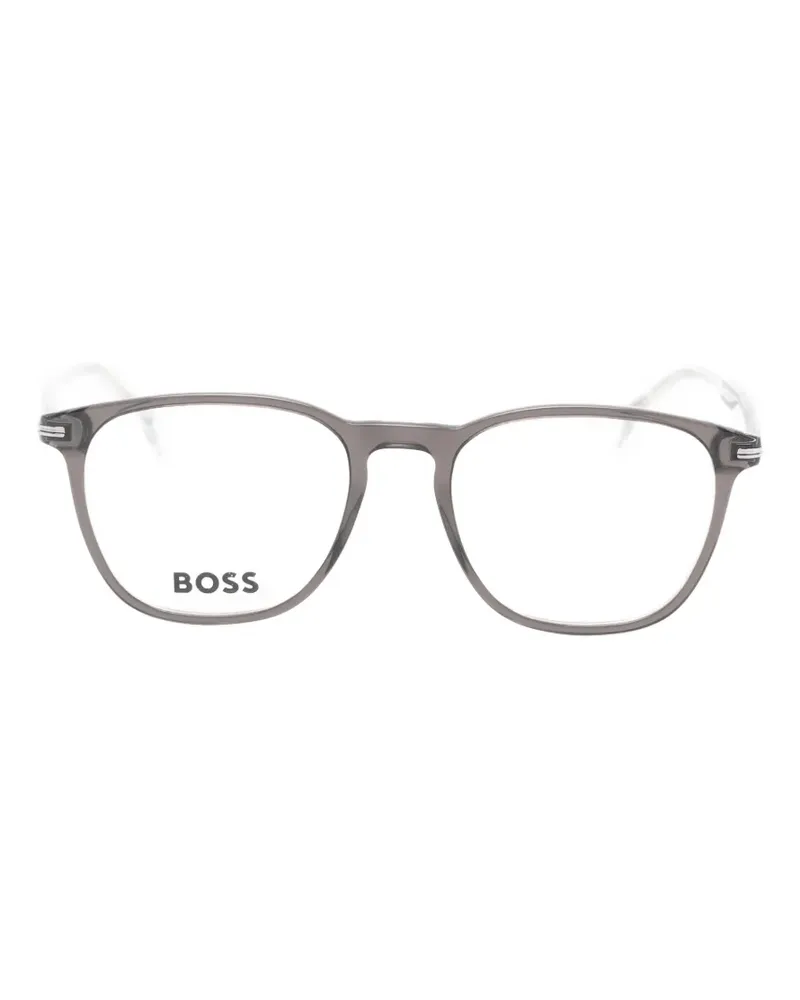 HUGO BOSS square-frame glasses - Grau Grau