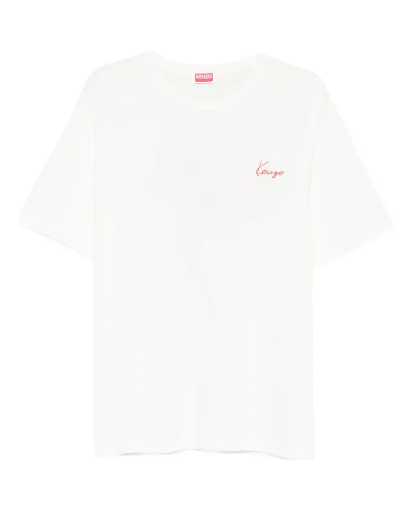 Kenzo signature T-shirt - Weiß Weiß
