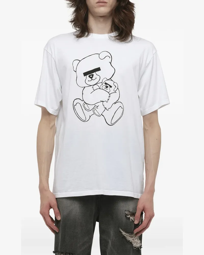 Undercover teddy bear-print T-shirt - Weiß Weiß