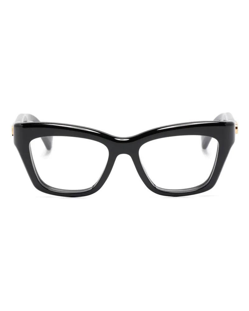 Gucci Brille mit Kristallen - Schwarz Schwarz