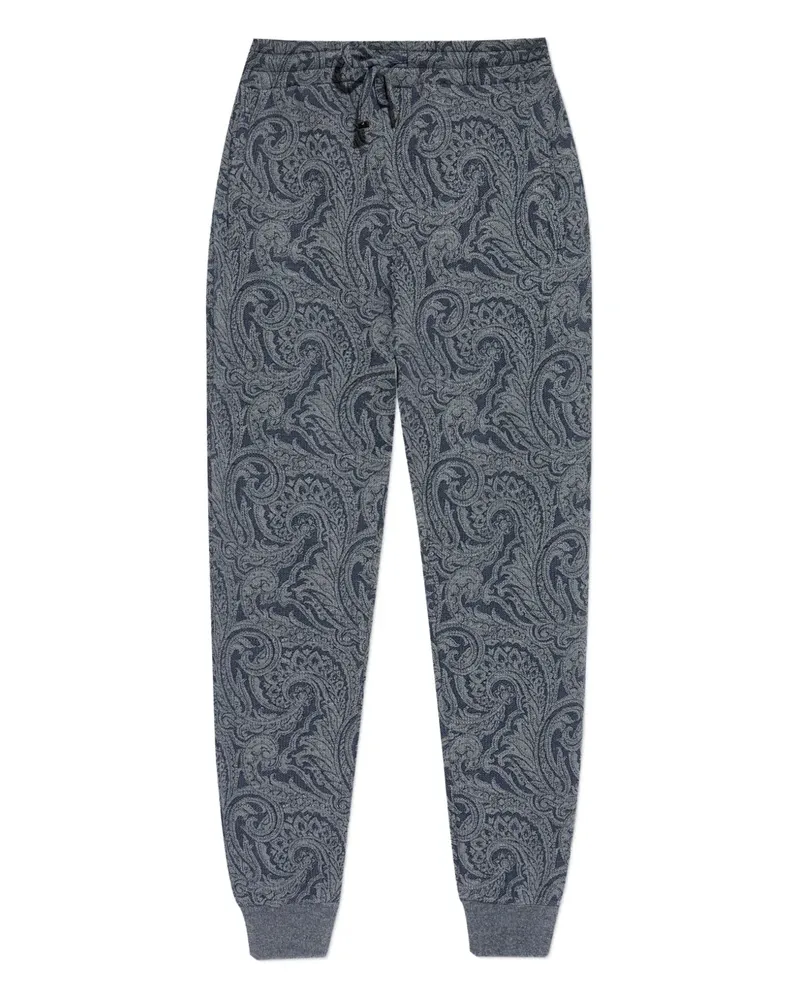 Etro Jogginghose mit Paisleymuster - Blau Blau