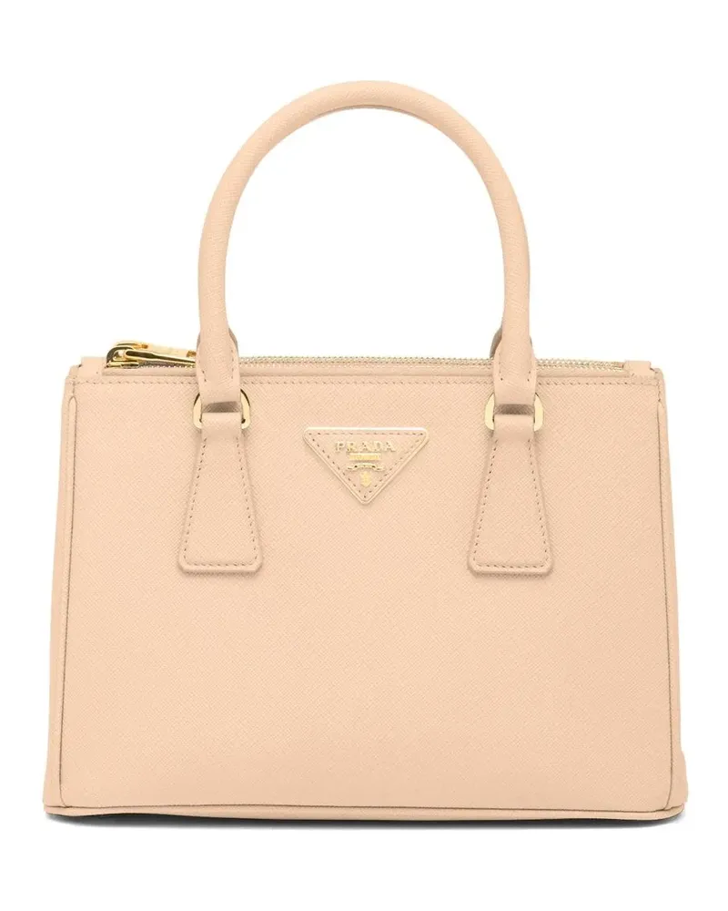 Prada Galleria Handtasche aus Saffiano-Leder - Nude Nude