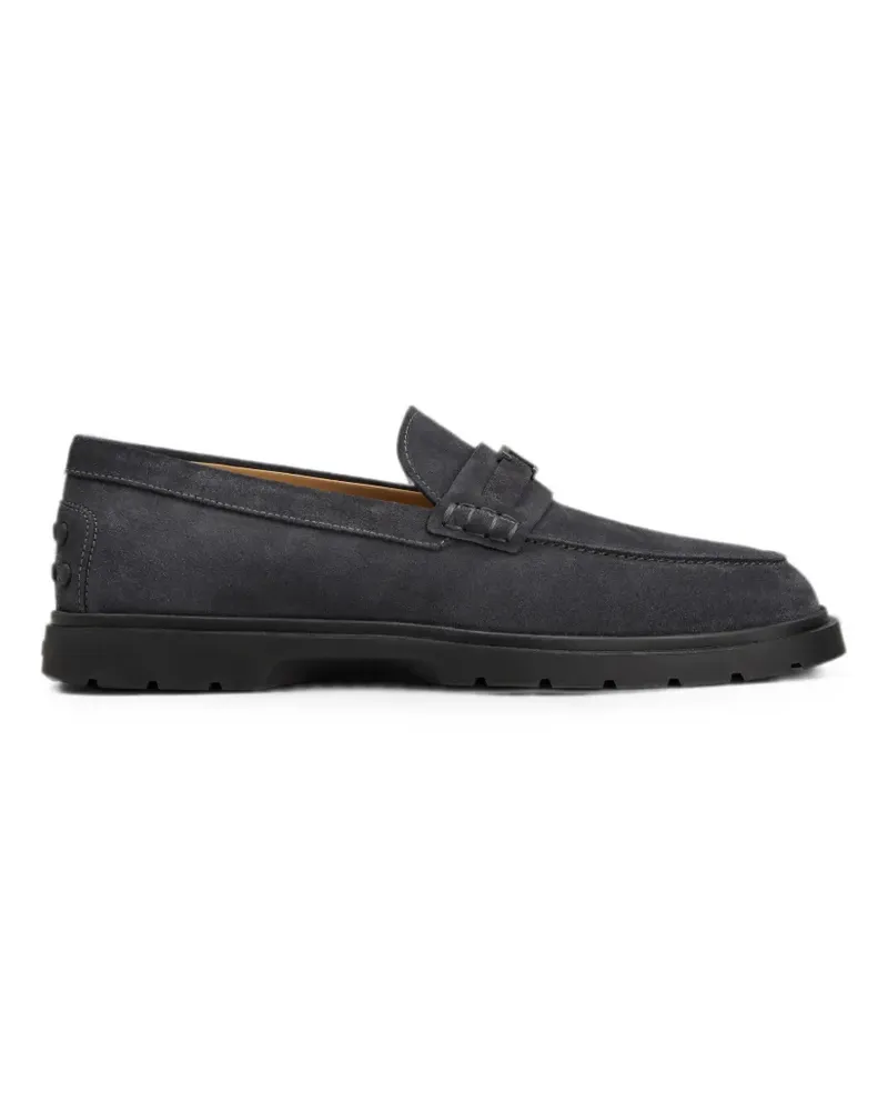 TOD'S Selleria Loafer mit Logo - Grau Grau