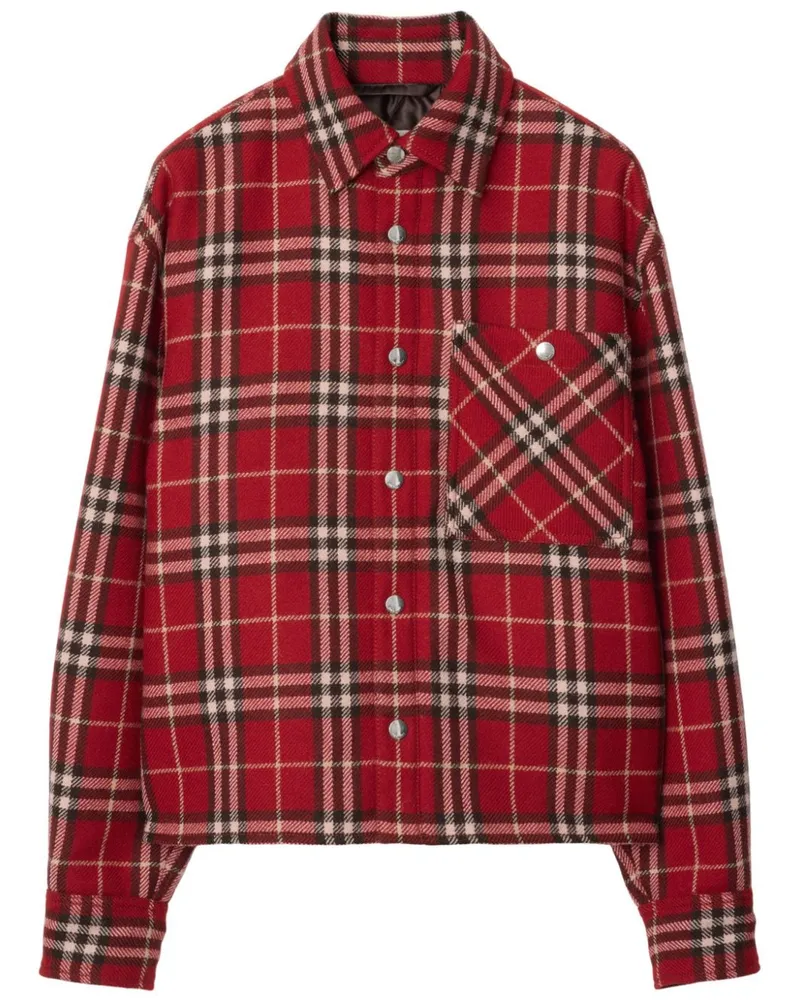 Burberry Kariertes Hemd - Rot Rot