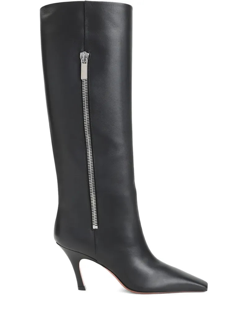 Amina Muaddi 80mm Mona boots - Schwarz Schwarz