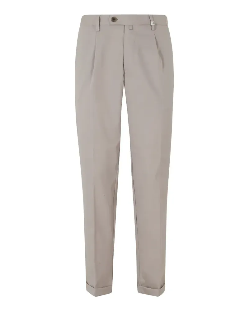 MYTHS pleated turn-up trousers - Nude Nude