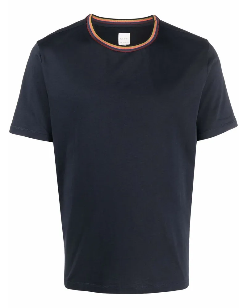 Paul Smith T-Shirt aus Bio-Baumwolle Blau