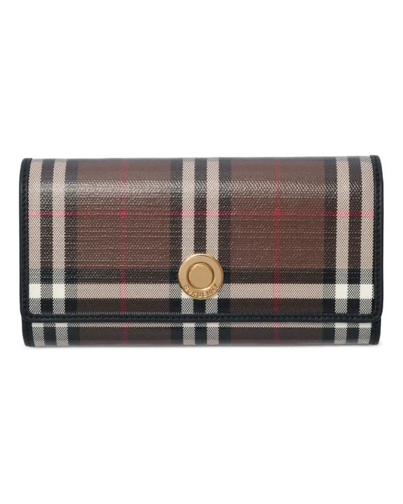 Burberry Check Portemonnaie - Braun Braun
