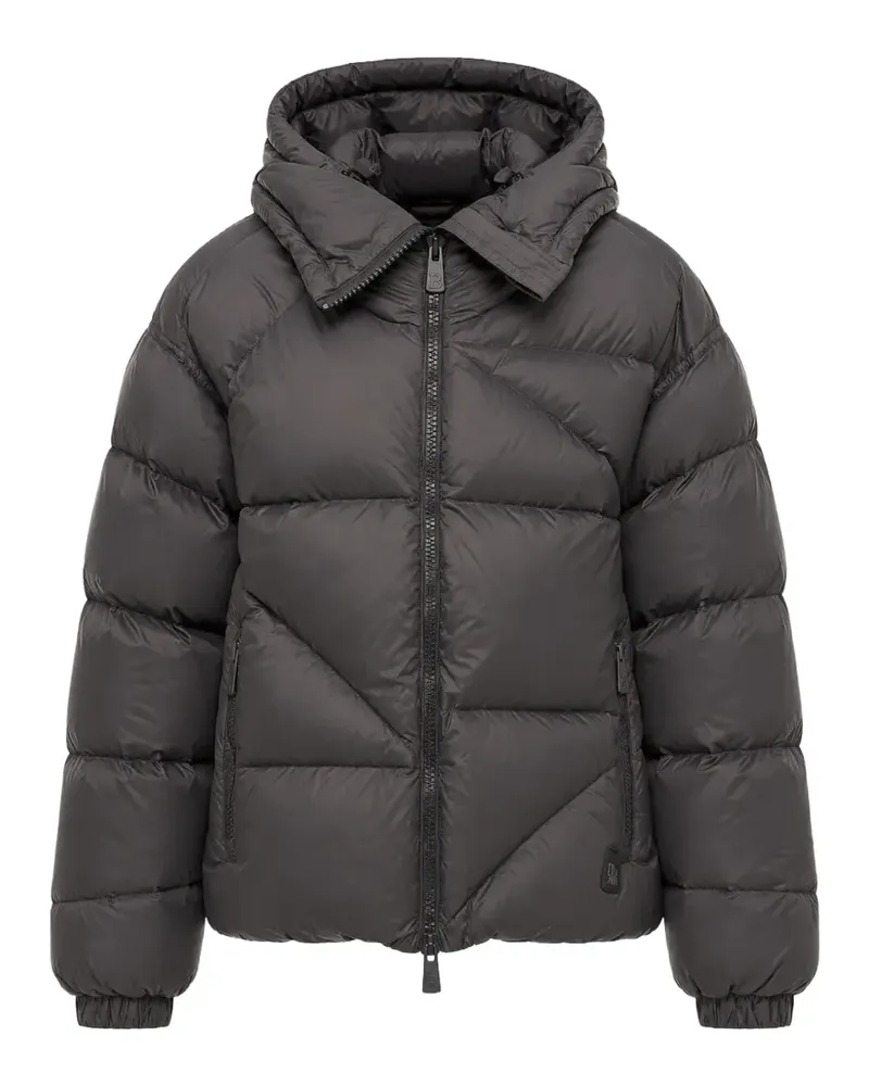 Bacon New Double hooded puffer jacket - Grau Grau