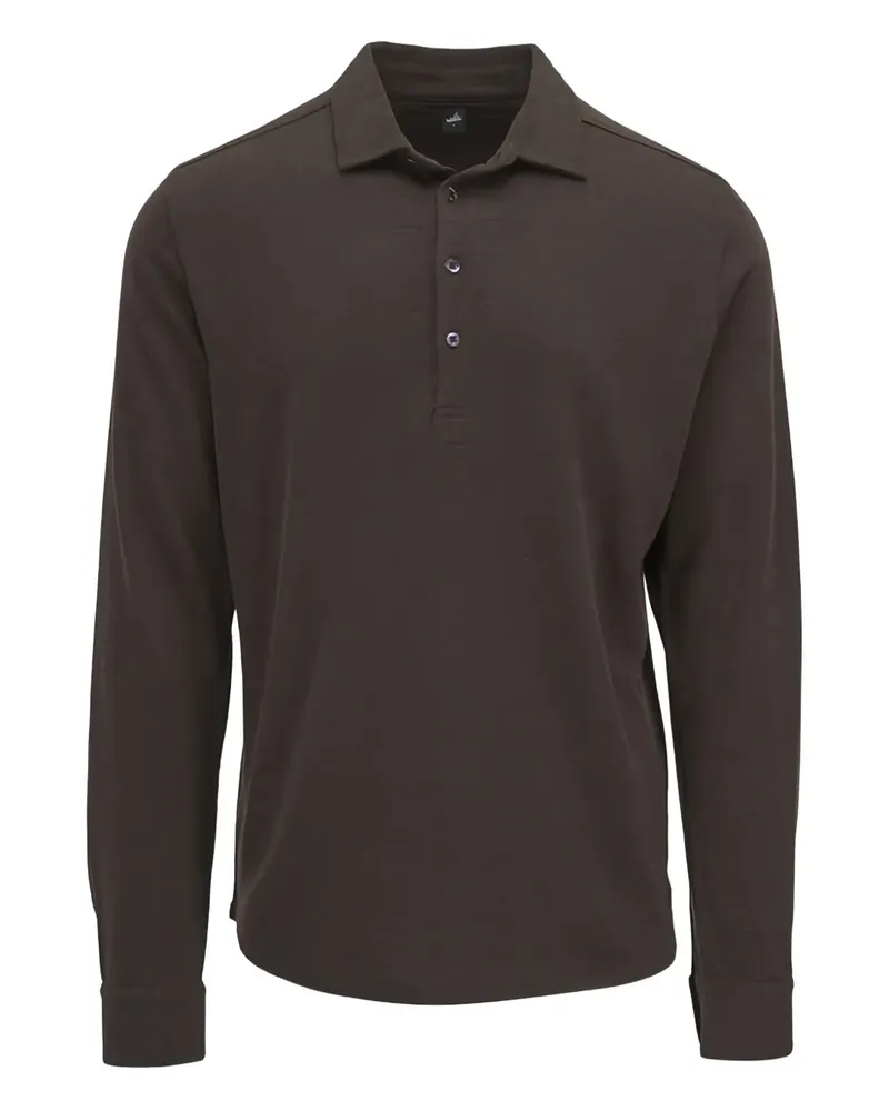 Wahts Edwards buttoned polo shirt - Braun Braun