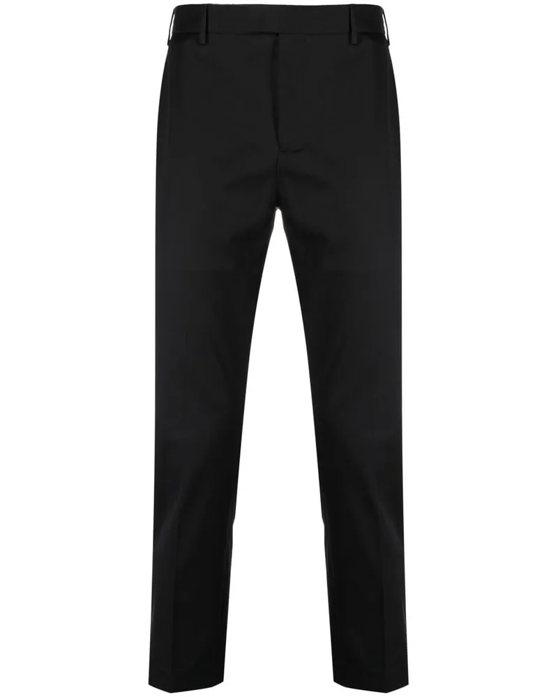 PT TORINO Schmale Cropped-Chino - Schwarz Schwarz
