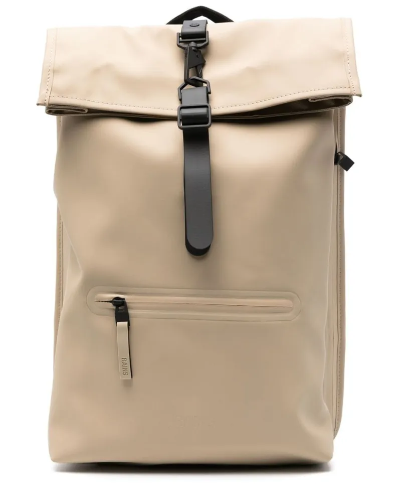 RAINS Rucksack mit Rollverschluss - Nude Nude