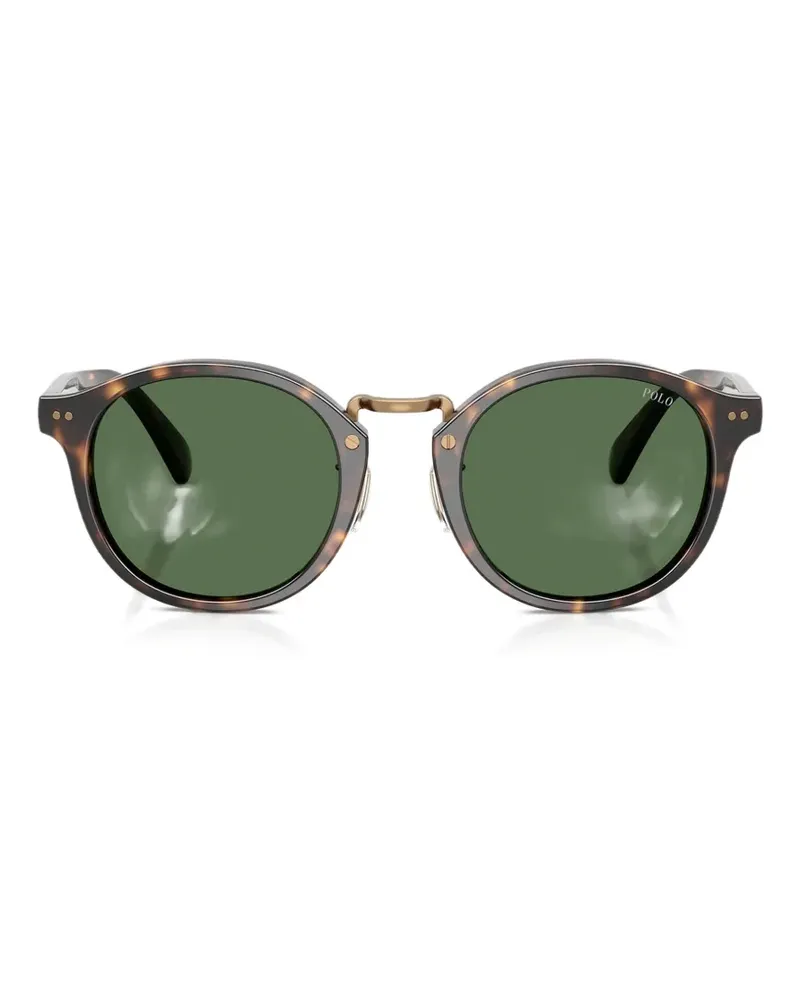 Ralph Lauren Heritage dark havana round sunglasses - Braun Braun