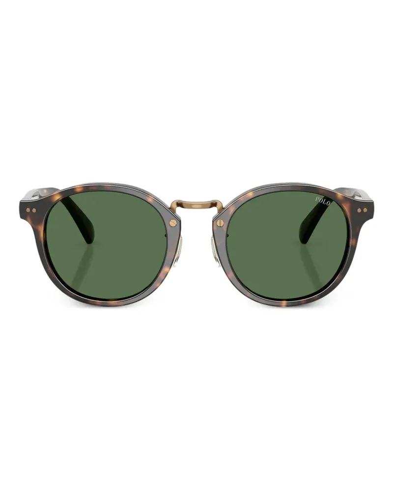 Ralph Lauren Heritage dark havana round sunglasses - Braun Braun