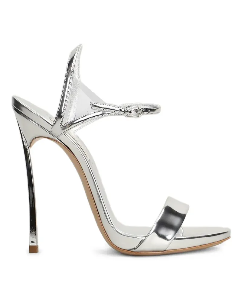 Casadei Blade leather sandals - Silber Silber