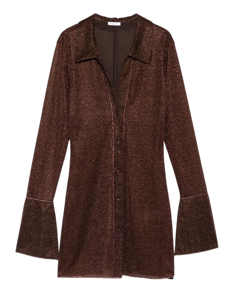 Oséree long-sleeve mini dress - Braun Braun