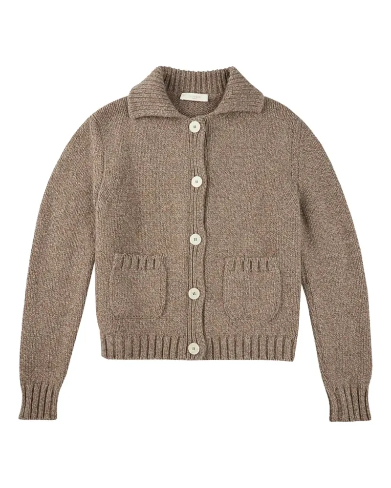 Zanone Geknöpfter Cardigan mit aufgesetzten Taschen - Braun Braun