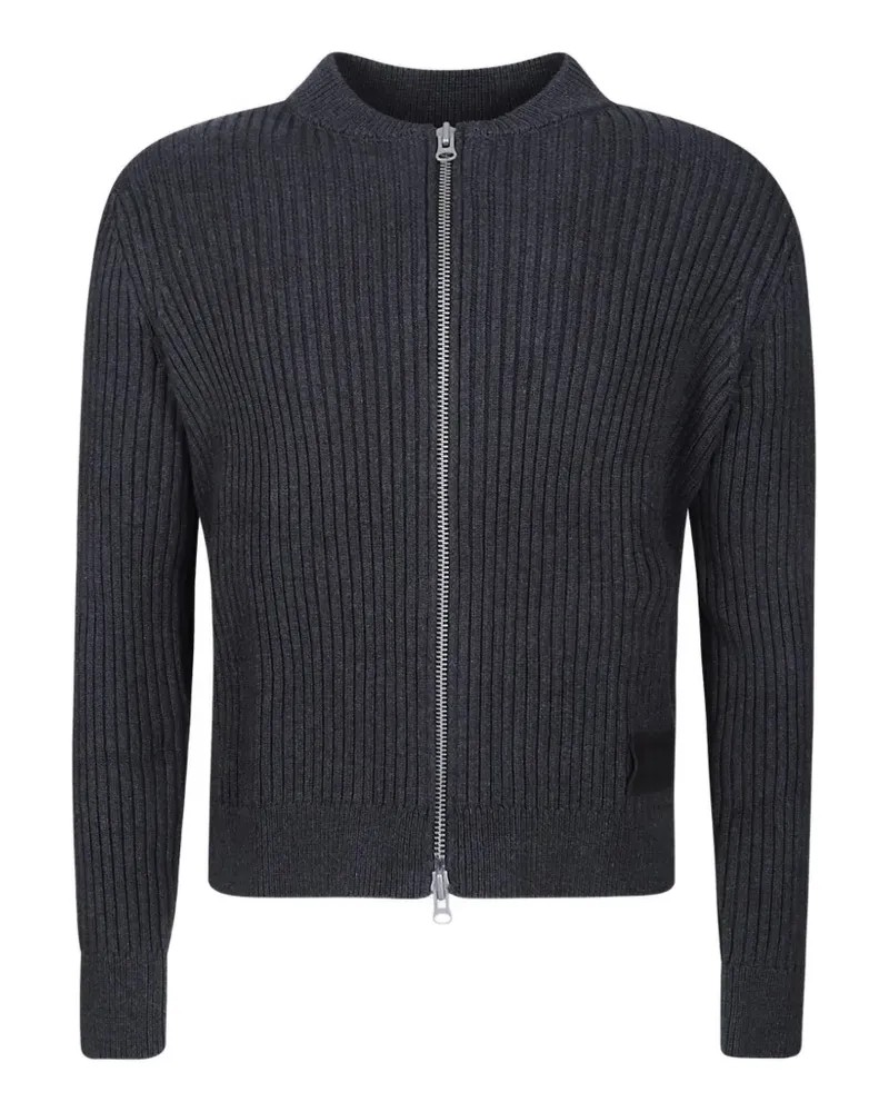 Carrera Ash ribbed-knit bomber cardigan - Grau Grau