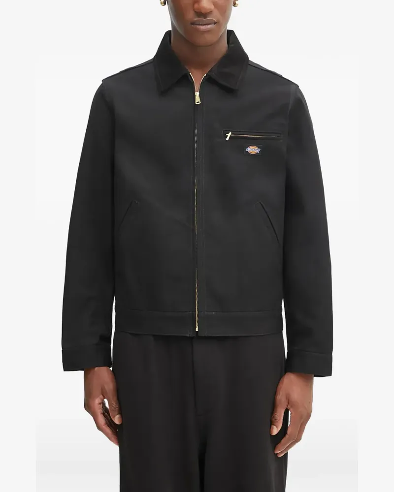 Wacko Maria corduroy-collar panelled jacket - Schwarz Schwarz