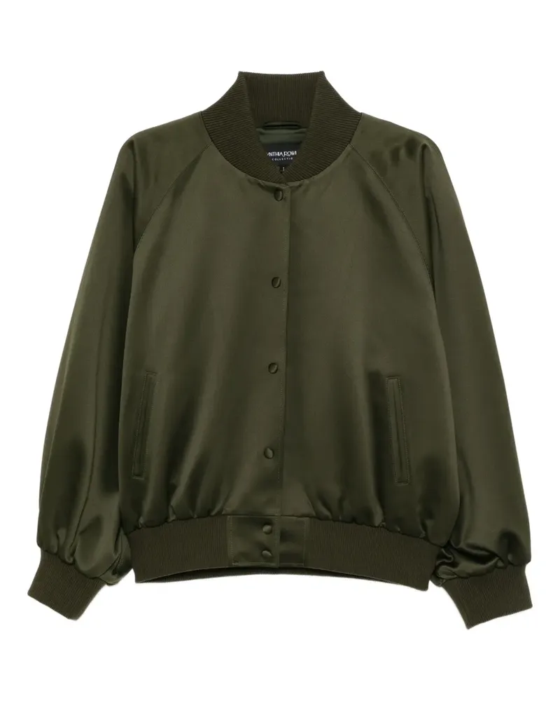 Cynthia Rowley Bomberjacke aus Satin - Grün Grün