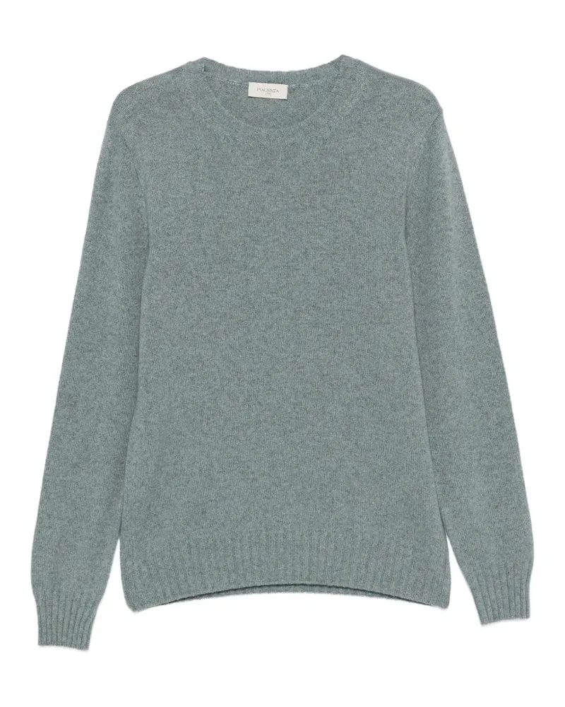 Piacenza Cashmere Pullover mit Rundhalsausschnitt - Grau Grau