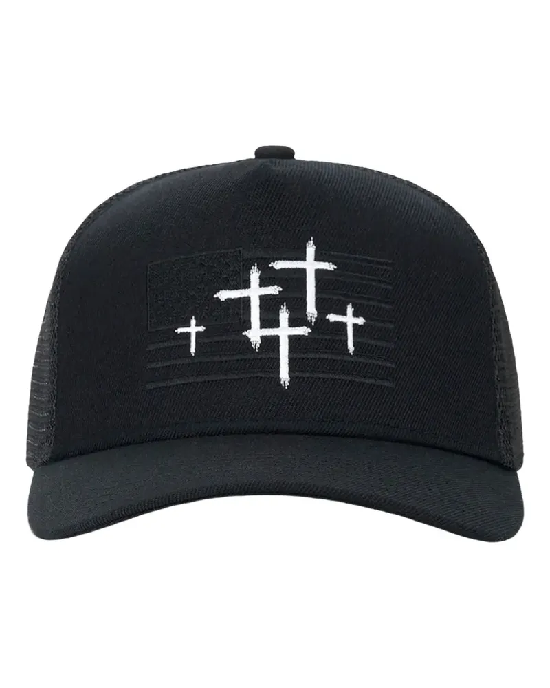 RTA Gideon embroidered baseball cap - Schwarz Schwarz